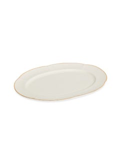 Bella Oval Platter, Off-White And Gold - 30 Cm - pzsku/Z7E2A42CEA894D8E5E4F1Z/45/_/1736868729/f9ed3f19-880b-4208-80bd-2315ef9cbb47