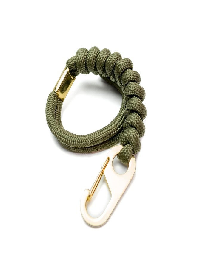 MUZEN Wild Lanyard, Olive Green, 10cm - Image 4