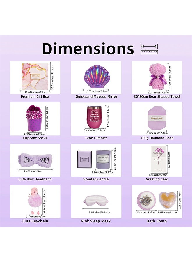 Beauenty 11PC Scented Candles & Bath Bombs Set,Gifts for Women for Birthday Mother's Day Women's Day,Bubble Bath Set Gifts for Women,Relaxing Spa Gift Set for Woman - Image 2
