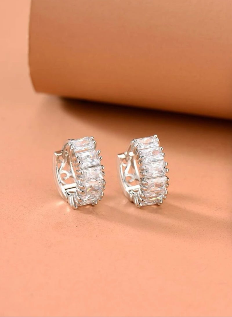 Jewelry 4You Elegant & High Quality Earrings For Women Inlaid With Zirconia - Image 3