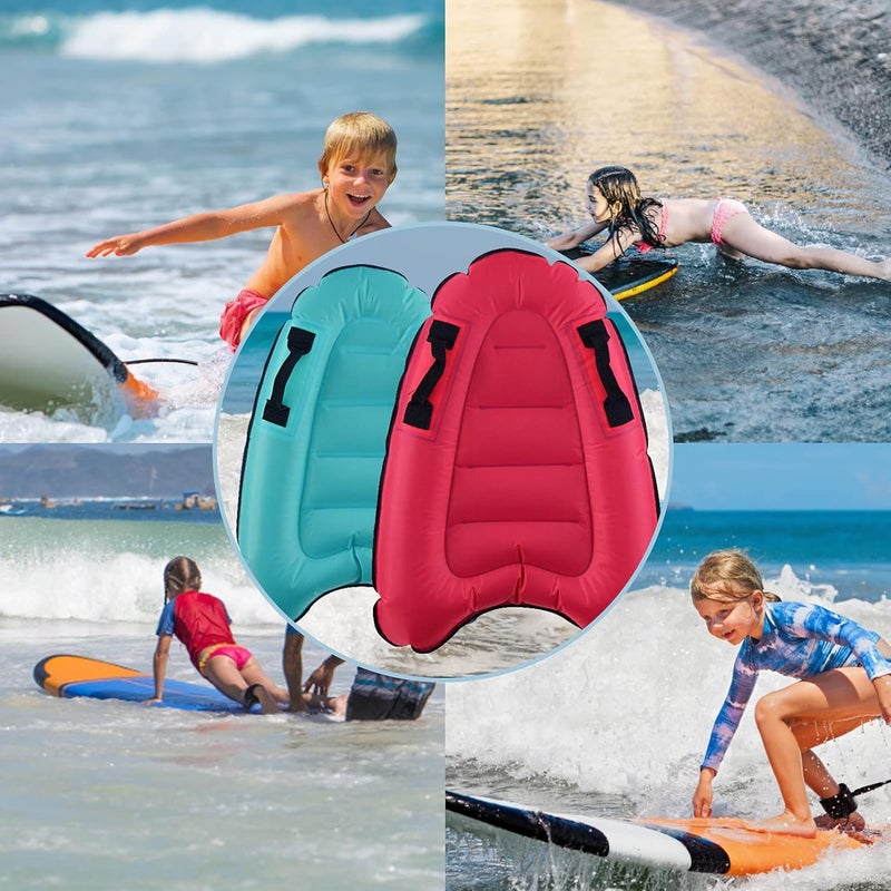 cheekyglo Beach Inflatable Surfboard for Kids - Lightweight Swimming Floating Surfboard Aid Mat Learn to Swim, Inflatable Surfboard Summer Water Fun Toy Beach Toys for Kids and Adults Inflatable Pool Toy - Image 1