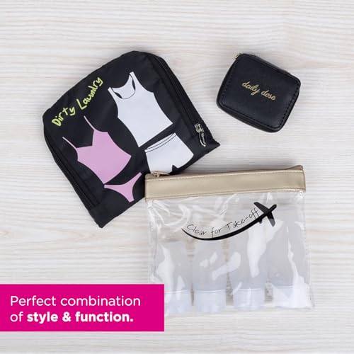 MIAMICA Women's Gold/Take Off Case, 7-Piece - Image 4