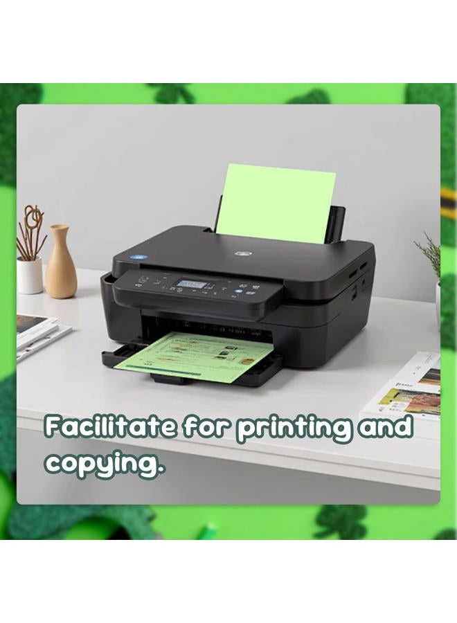 Bazyrock 30 Sheets Green Cardstock 8.5'' x 11'', 5 Colors Assorted Green Colored Card Stock Paper 65lb/180gsm Perfect for Festive Decor DIY Greeting Cards Arts and Crafts - Image 5
