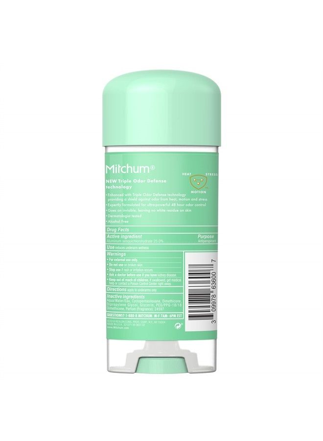 Mitchum For Women Anti-Perspirant Deodorant Clear Gel Powder Fresh 3.40 oz (Pack of 2) - Image 4