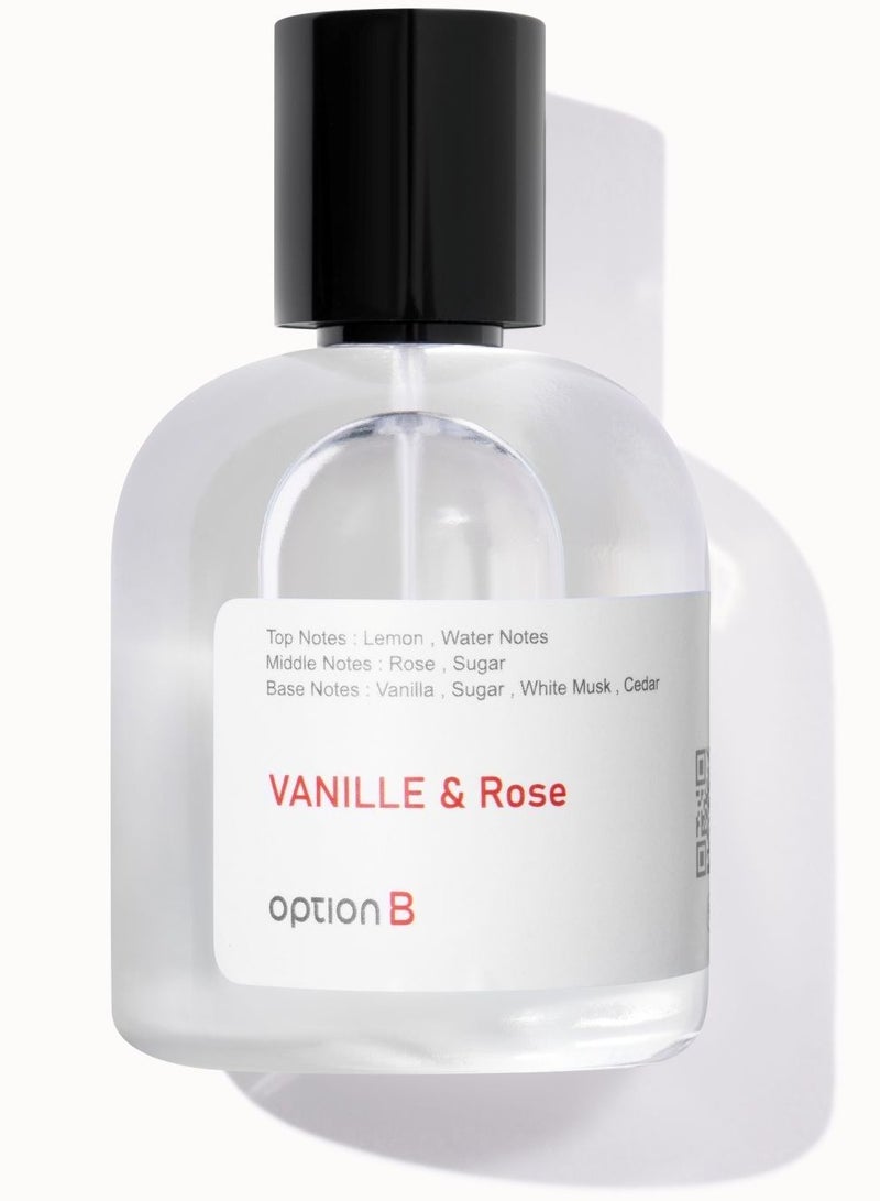 اوبشن بي عطر فانيلا اند روز - مستوحى من مانسيرا روز فانيلا - 50مل - Image 3