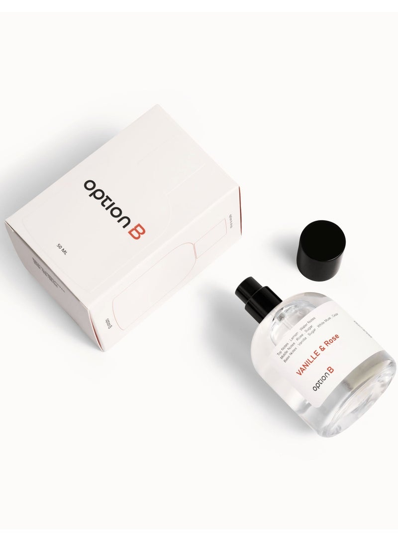 اوبشن بي عطر فانيلا اند روز - مستوحى من مانسيرا روز فانيلا - 50مل - Image 1