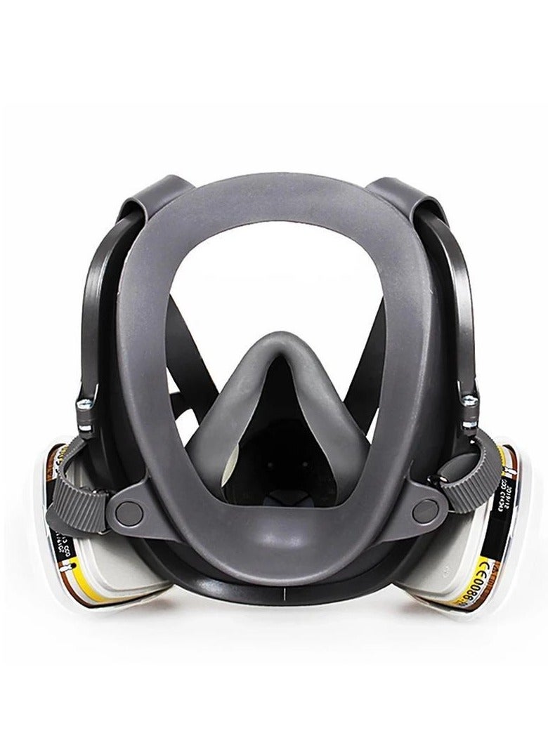 Reusable Full-Face Respirator Mask – With Replaceable Filters for Organic Vapor & Dust, GCC Certified for Paint Spray & Chemical Work - Image 4