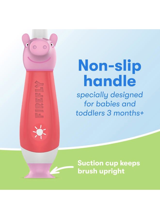 Firefly First Peppa Pig Light Up Timer Toothbrush with Extra Soft Bristles, 1 Count - Image 3