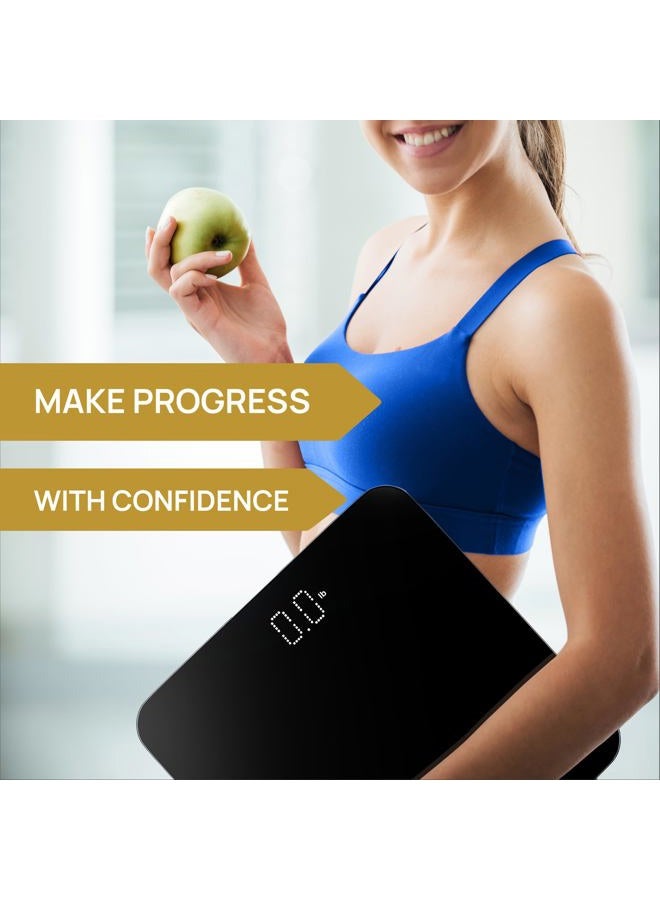 INEVIFIT ميزان الحمام، ميزان رقمي دقيق للغاية لقياس وزن الجسم، يقيس الوزن لعدة مستخدمين. يشمل ضمان لمدة 5 سنوات - Image 3