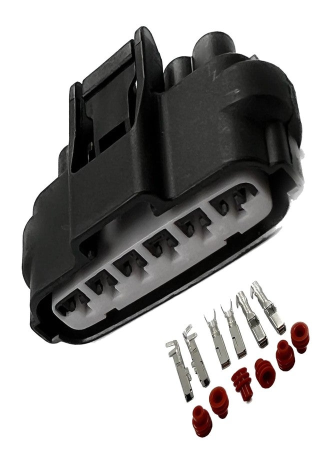 FainWan 6 Way Throttle Position Sensor Connector Wiring Harness Kit 90980-11858 - Image 2