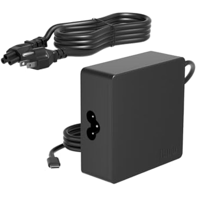 rayihni 100W USB C CHARGER FOR ASUS ROG ALLY/FLOW/ZEPHYRUS/ROG STRIX SCAR/TUF GAMING/TUF DASH/VIVOBOOK/ZENBOOK/EXPERTBOOK/TRANSFORMER/CHROMEBOOK PROART PZ13 ASUSPRO B9440 LAPTOP TYPE C POWER ADAPTER - Image 1