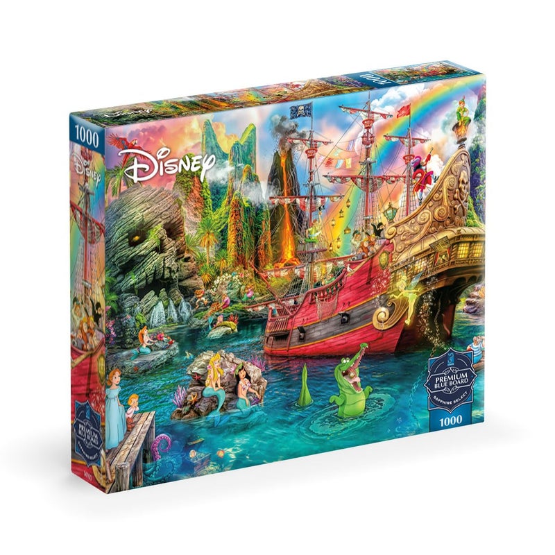Buffalo Games Disney Peter Pan Mermaid Lagoon 1000 Piece Jigsaw Puzzle for Adults Buffalo Games Sapphire Select Premium Puzzles - Image 2