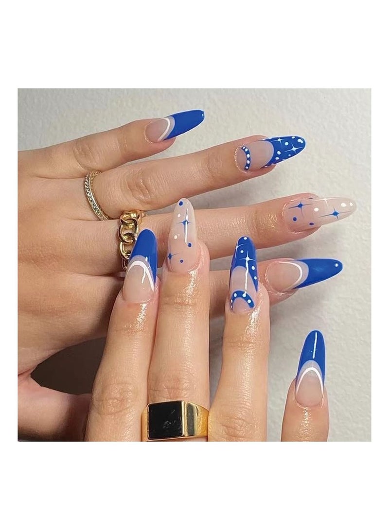 Generic Specially Designed and Finished Press On Nails Set of 24 Unbreakable and as thin as natural Nai - Image 3