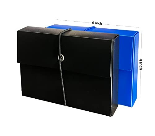 Manaloom Durable Poly Storage Box, Modern Style, 4x6 Inch Index Card Holder - 4 Pack with 400 Index Cards & Dividers - Image 4
