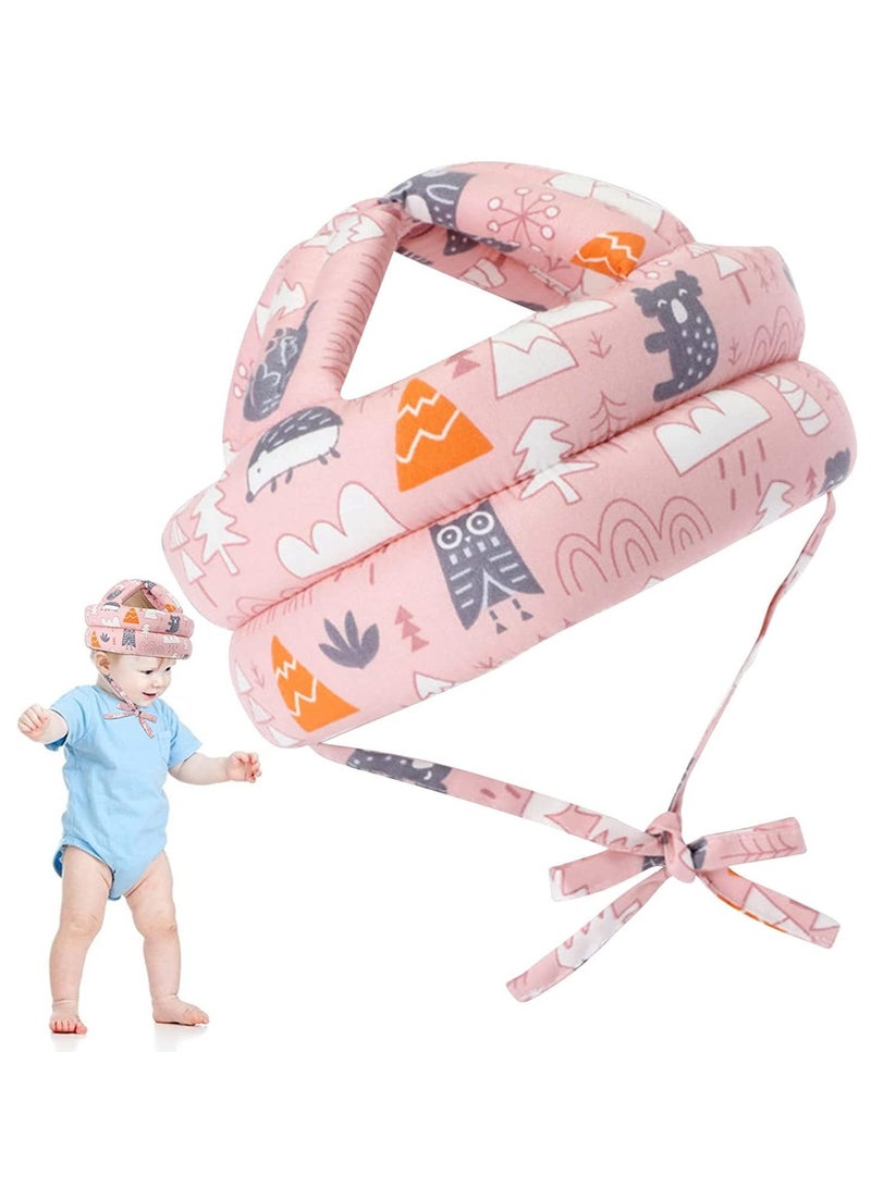 Baby Head Protector - Baby Helmet for Crawling Walking Running - No Bumps and Soft Cushion - Adjustable Protective Cap Infant Baby Safety Headguard Suitable for Children Learning to Walk - Image 1