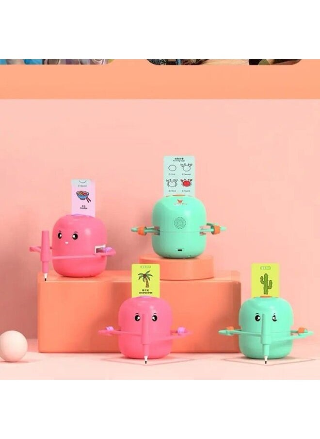 Generic - Drawing Robot Toy for Kids, Automatic Step-by-Step Drawing Guide, Educational Toy Pink - Image 1