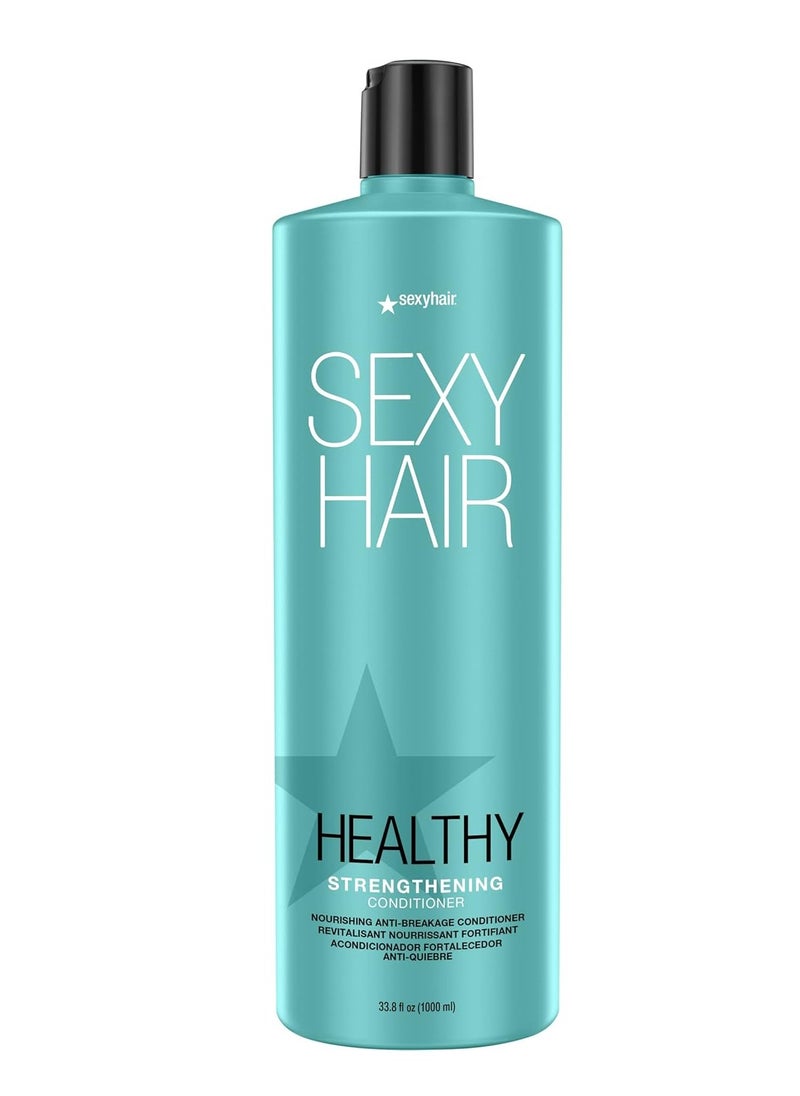 Sexy Hair - SexyHair Healthy Strengthening Anti-Breakage Shampoo/Conditioner | Helps Provide Strength and Flexibility to Damaged Hair | SLS and SLES Sulfate Free - Image 1