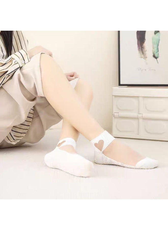 جوارب قدم مميزة ، جوارب حريمي جميلة ألوان متعددة، 6 أزواج - Image 4