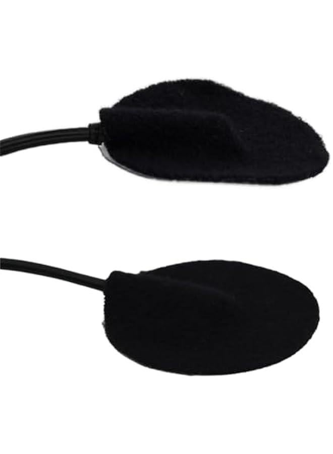 Arabest URSA Soft Circles: Reusable Soft Covers That Provide a Shield Against the Wind and Camouflage for Lavalier Mics. (100x Soft Circles, Black) - Image 4
