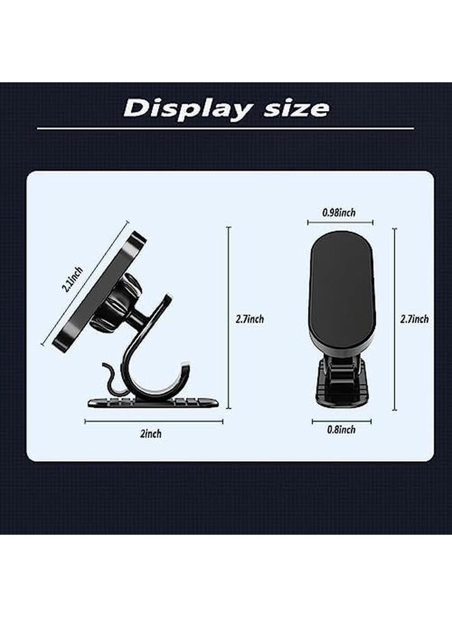 إيروريكس حامل هاتف مغناطيسي للسيارة مع جاذبية مغناطيسية فائقة وحامل هاتف للسيارة يدور 360 درجة وحامل هاتف مغناطيسي عالمي للسيارة يناسب جميع الهواتف الذكية - Image 2