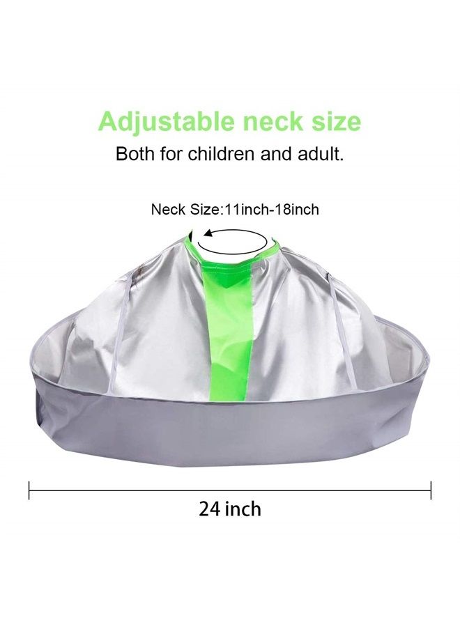 SZHSTC Professional Hair Cutting Cape Salon Barber Cape Waterproof Haircut Umbrella Catcher Hairdresser Gown Apron Men Women Hairdressing Supplies - Image 2