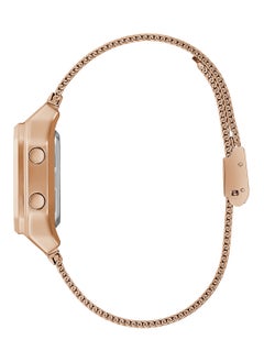 GUESS ساعة يد نسائية رقمية مربعة الشكل من الستانلس ستيل GW0343L3 - 39 ملم  - Image 2