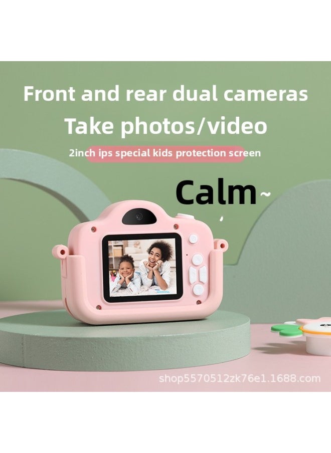 X2 Children Camera HD Photo Mini Cartoon SLR Digital Camera Sports Toys Gifts Wholesale-Color:A3S HD Bunny Double Shot  - Image 3