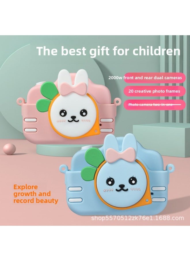 X2 Children Camera HD Photo Mini Cartoon SLR Digital Camera Sports Toys Gifts Wholesale-Color:A3S HD Bunny Double Shot  - Image 4