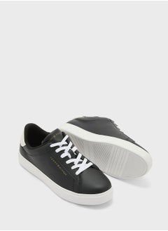 TOMMY HILFIGER Logo Detail Lace Up Low Top Sneakers  - Image 3