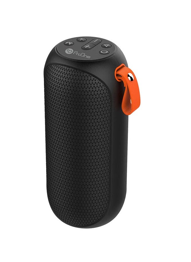 ProOne PSB4808 Portable Wireless Bluetooth Speaker – Bluetooth 5.3, Hands-Free Calling, TF Card, IPX4 Waterproof, AUX/3.5mm Input, TWS, 1200mAh Battery