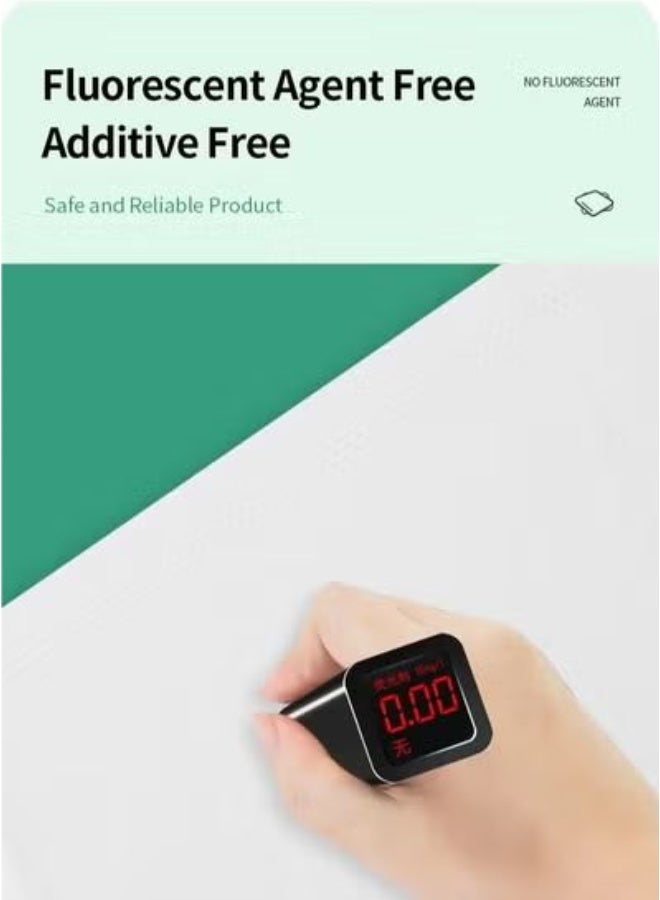 جولة الفرح [مُحسّن] ملاءات سرير للاستخدام مرة واحدة للسفر: هذه الملاءات مثالية للفنادق، وتوفر غطاءً مريحًا لسريرك أثناء سفرك. تتضمن المجموعة غطاء لحاف واحد، وملاءة واحدة، وغطائي وسادة (مقاس كينج، 4 قطع). - Image 3