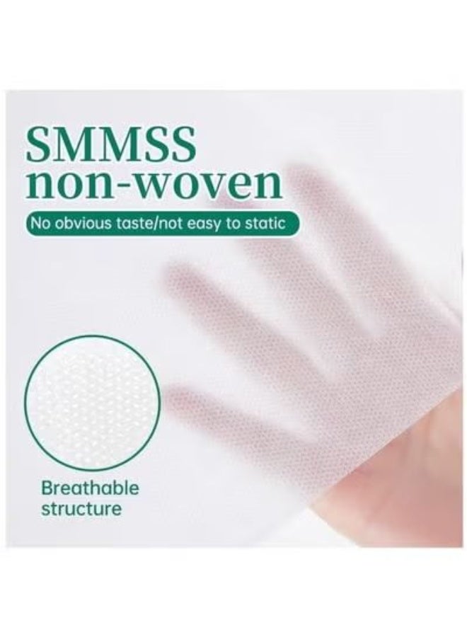 جولة الفرح [مُحسّن] ملاءات سرير للاستخدام مرة واحدة للسفر: هذه الملاءات مثالية للفنادق، وتوفر غطاءً مريحًا لسريرك أثناء سفرك. تتضمن المجموعة غطاء لحاف واحد، وملاءة واحدة، وغطائي وسادة (مقاس كينج، 4 قطع). - Image 5