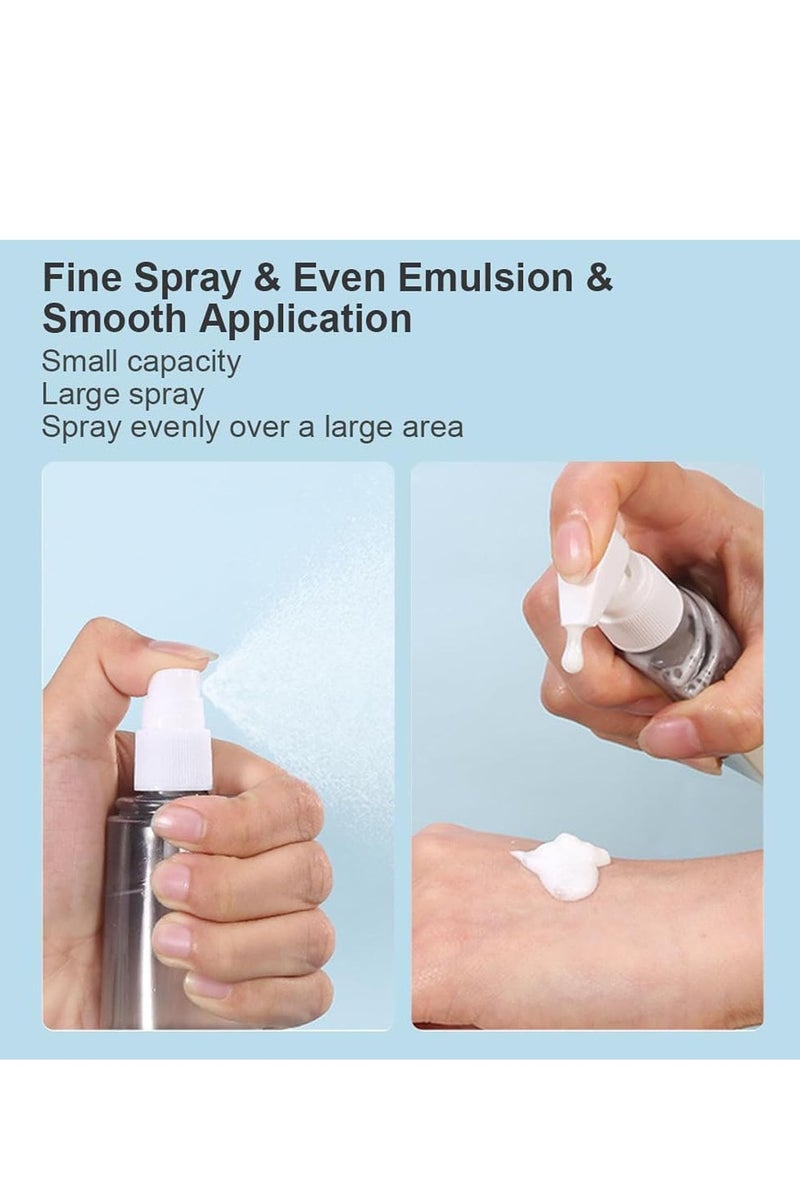 RATSAW 4 in 1 Travel Accessories Travel Bottles for Toiletries Travel Containers with Labels Leak Proof Containers for Toiletries Blue - Image 5