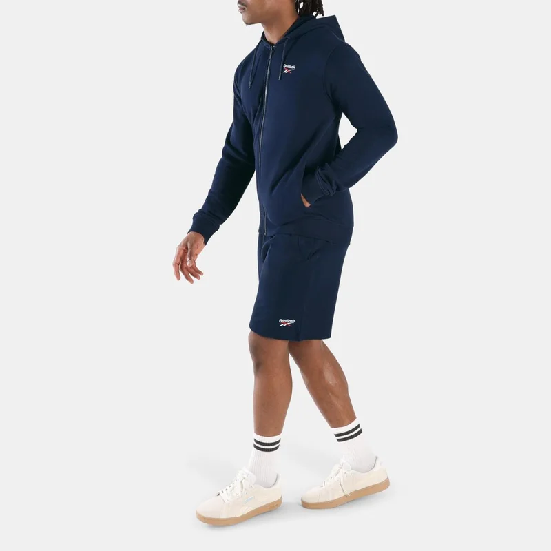 ريبوك ID 2-Colour Logo French Terry F/Z Hoodie