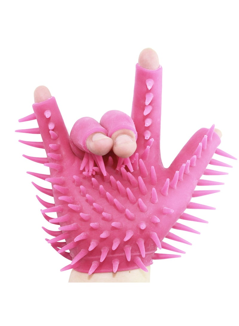 1 Pcs Shower Massage Soft Silicone Gloves for Body