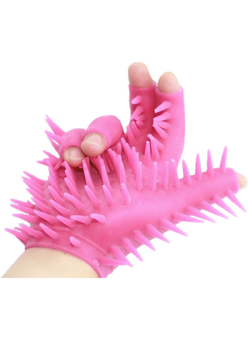 1 Pcs Shower Massage Soft Silicone Gloves for Body