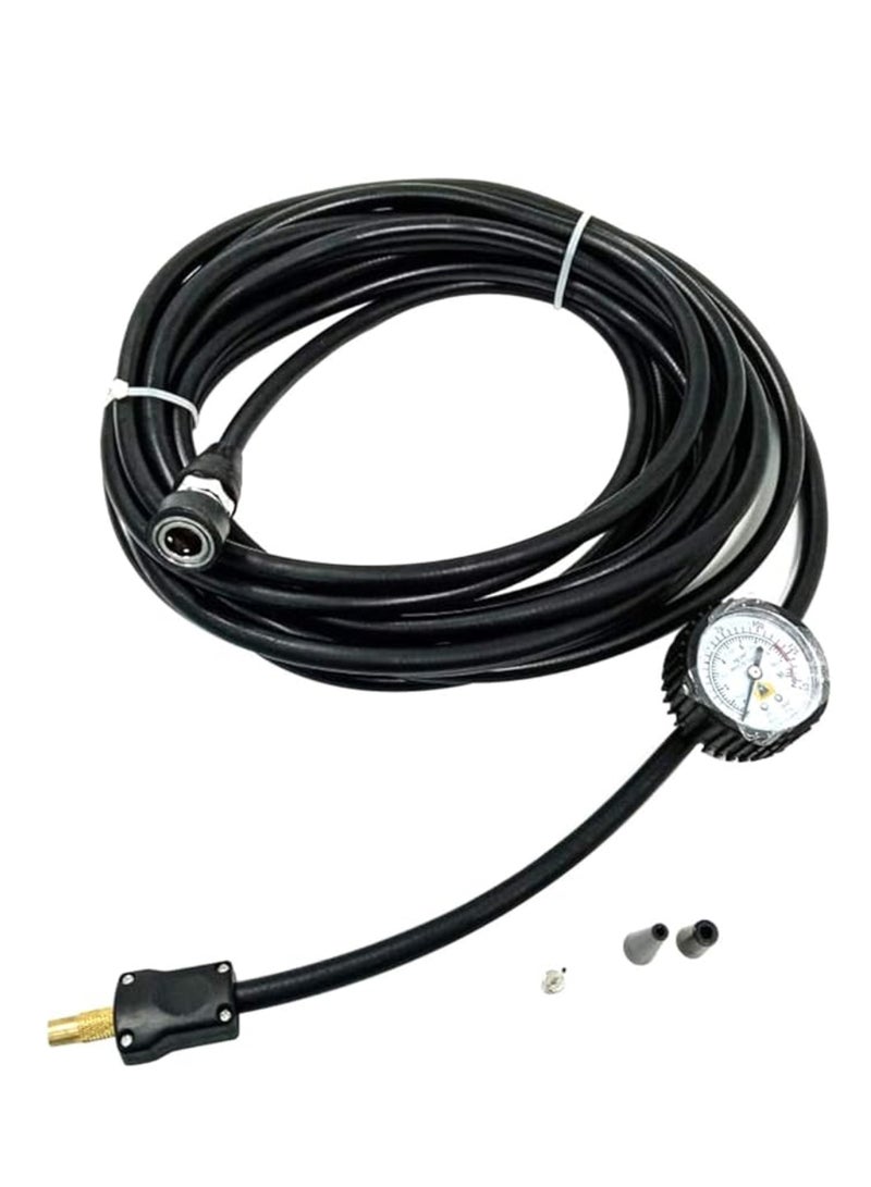 Safari Car Tire Air Inflator Professional Dual-Cylinder Air Compressor, 12V Power, 150 PSI Pressure, 300L/Min Capacity, Equipped with Air Pressure Gauge - Image 3