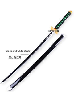 Trunkin Trunkin 12 Years & More Katana For Cosplay Life Size Replica Wooden Toy Anime Accessory Toy Collectible | Wooden Sword (Muichiro Tokito Cosplay)  - Image 2