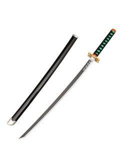Trunkin Trunkin 12 Years & More Katana For Cosplay Life Size Replica Wooden Toy Anime Accessory Toy Collectible | Wooden Sword (Muichiro Tokito Cosplay)  - Image 1