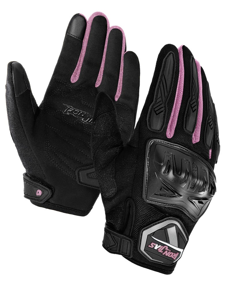 BORLENI Motorcycle Riding Gloves Touch Screen Full Finger Glove Motocross Road Racing Bike Outdoor Sports for Women Men - Image 3
