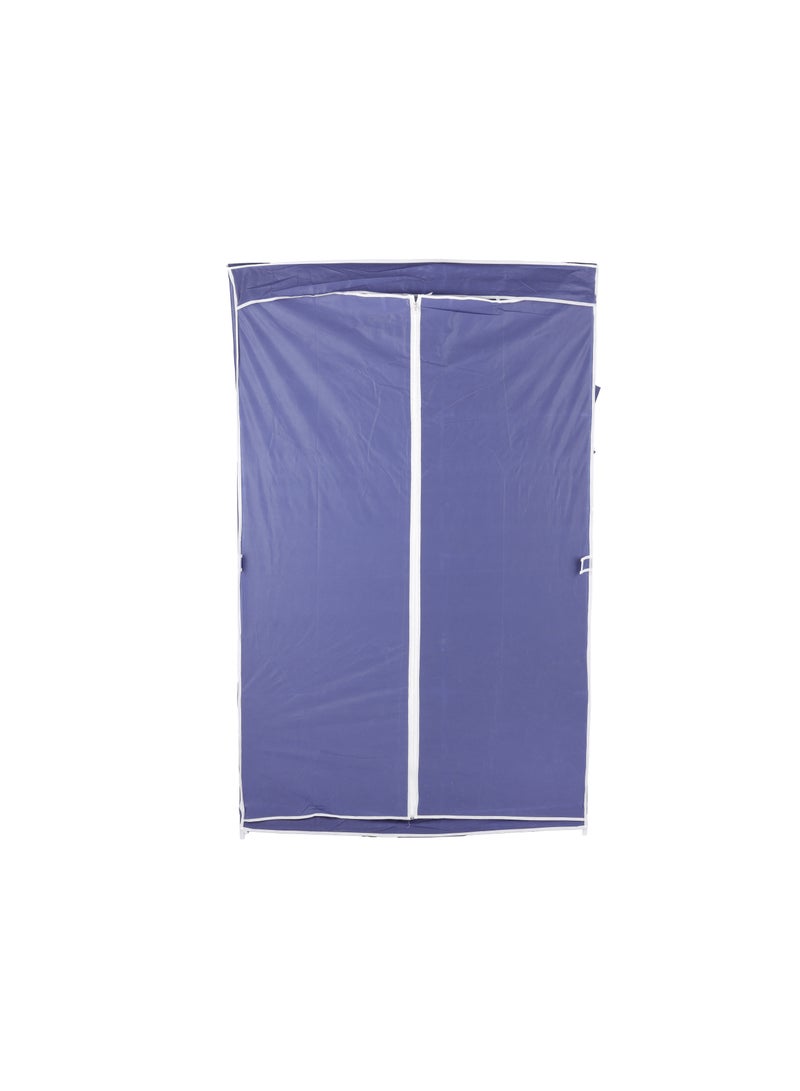Royalford Wardrobe with Racks- RF12428/ Fabric Cabinet with Zipper Closure, Strong Metal Rods Assorted - Image 1