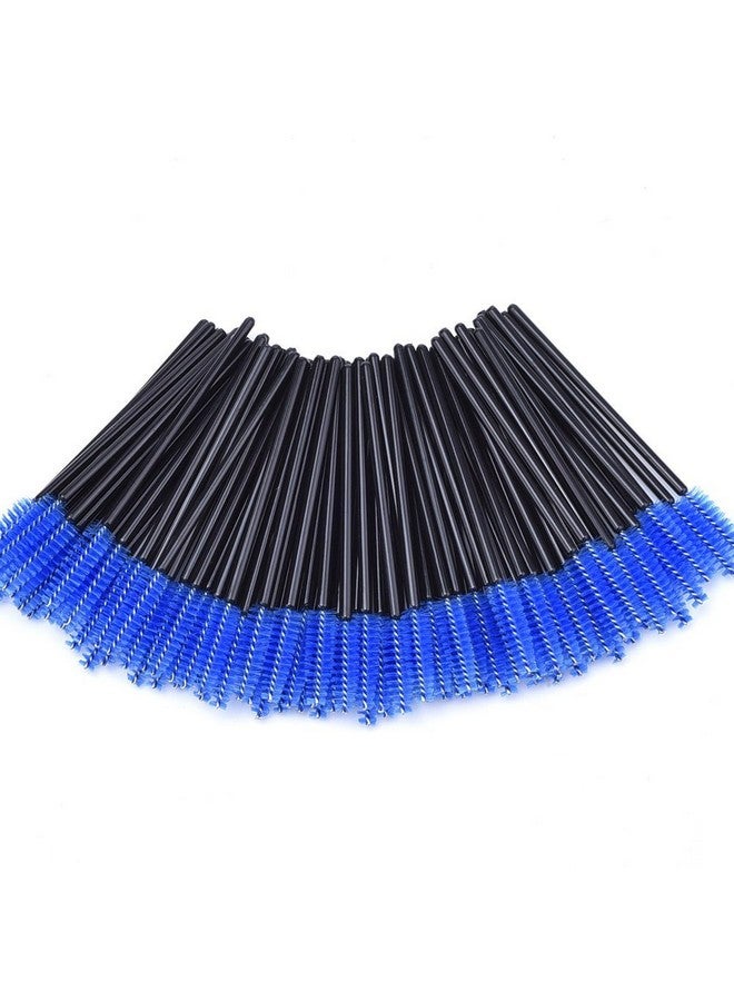 GBSTORE 50 Pcs Disposable Mini Eyelash Eye Lash Makeup Brush Mascara Wands Applicator Blue - Image 5