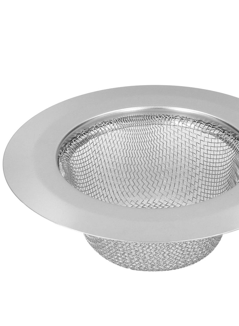 Excefore Kitchen Sink Strainer, 2pcs Stainless Steel Sink Drain Strainer Sink Filter, for Kitchen Sinks Bathroom, Bathtub, Shower Drains, Disposal Waste - Image 5