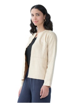 Cream Textured Jacket - pzsku/Z7E2C0A4A28F329EA26C5Z/45/_/1726905043/de2e1e87-d959-4418-abed-ff9290867806