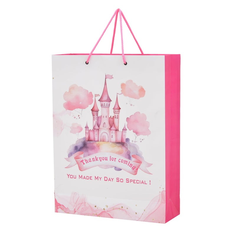 PPJ ® - HAPPY BIRTHDAY CARTOON/CASTLE THEME PARTY (30 Pcs.) PAPER CARRY BAG, 10 Inch X 12 Inch X 4 Inch RETURN GIFT/HAPPY BIRTHDAY/RETURN GIFTS/GIFTS/GIFT BAGS/GIFT COVERS (MEDIUM) (Pack of 30) - Image 1