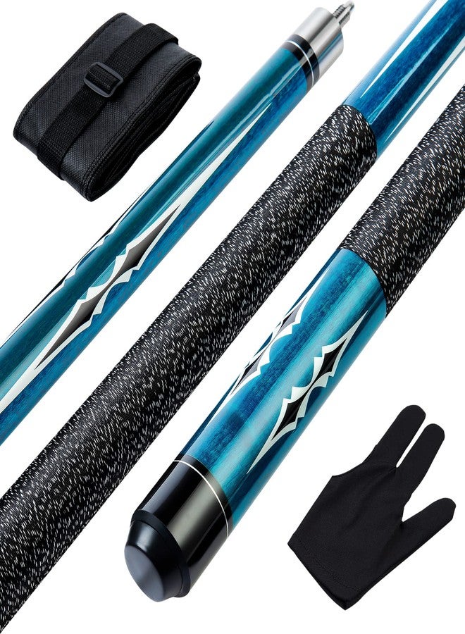 Teekerwan 58 Inch 19oz/20oz Maple Billiard Stick Pool Cue Set 13mm Tip, Hardwood Canadian Maple Professional Billiard Pool Cue Stick (20Oz) - Image 1