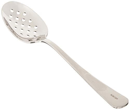 Mercer Culinary 7-8 Inch, Silver Plating Spoon, Perforated Bowl, 7 7-8-Inch, 7 7-8" - Image 5