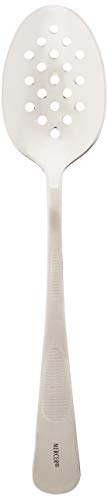 Mercer Culinary 7-8 Inch, Silver Plating Spoon, Perforated Bowl, 7 7-8-Inch, 7 7-8" - Image 2