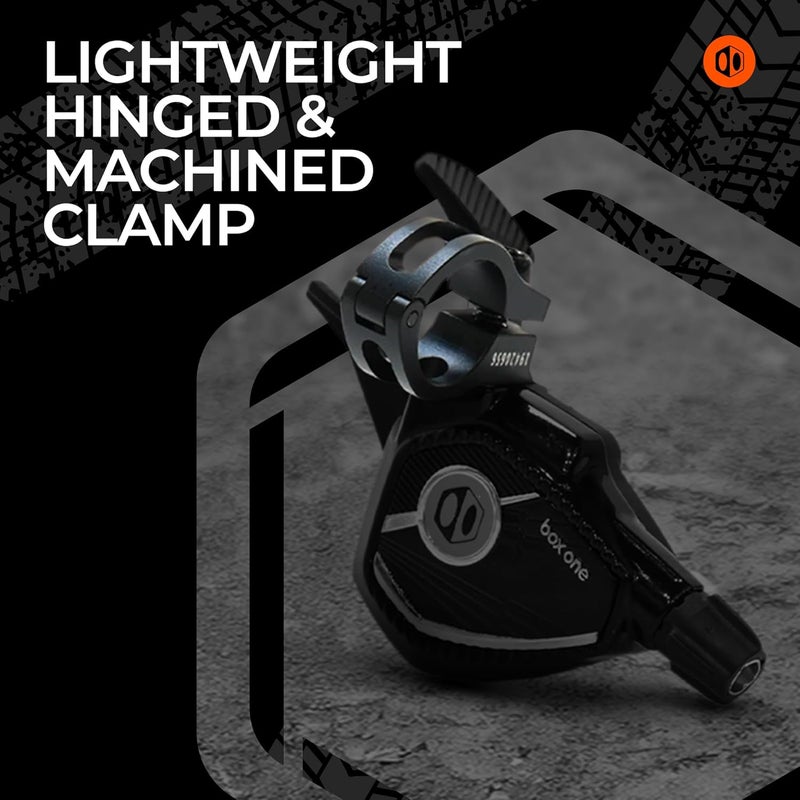 Box One Prime 9 E-Bike Shifter 1 Gear Per Click, Non E-Bike Shifter 1 Piece Pull Lever up to 3 Gears Per Click Bicycle Shift Lever Cable for Mountain Bike Shifters, MTB, Bicycle Gear Shifter Cycling - Image 5