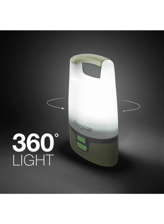 إنرجايزر فانوس تخييم LED من Energizer Vision، فانوس ساطع قابل لإعادة الشحن، ضوء طوارئ مقاوم للماء مع كابل شحن Micro-USB، عبوة من قطعة واحدة، أخضر غابي  - Image 5
